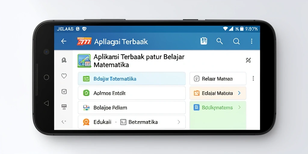 Tampilan antarmuka aplikasi JELAS777 yang interaktif dan user-friendly.