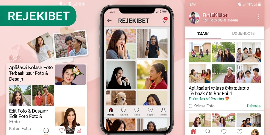 Screenshot antarmuka aplikasi REJEKIBET untuk kolase foto yang menarik.