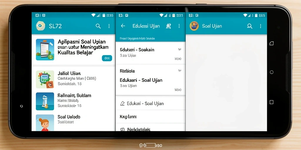 Antarmuka aplikasi SL72 yang intuitif dan menarik
