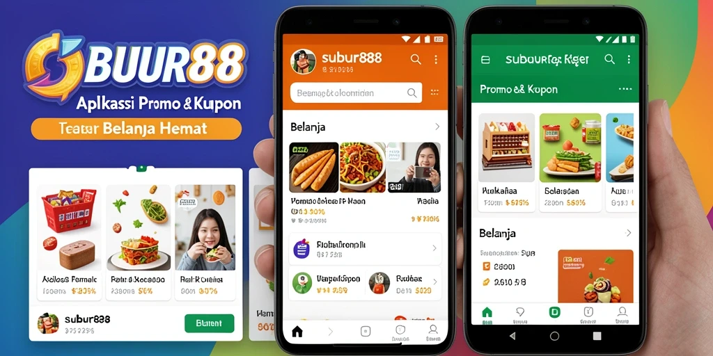 Antarmuka SUBUR88 menampilkan kupon belanja dengan jelas dan menarik.
