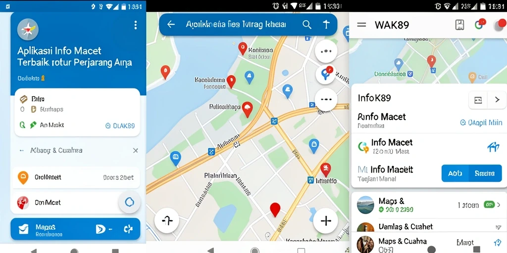 Antarmuka WAK89 menampilkan informasi lalu lintas secara jelas dan akurat.