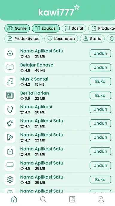 Katalog Aplikasi Populer Terbaik di kawi777 — Unduh Sekarang!